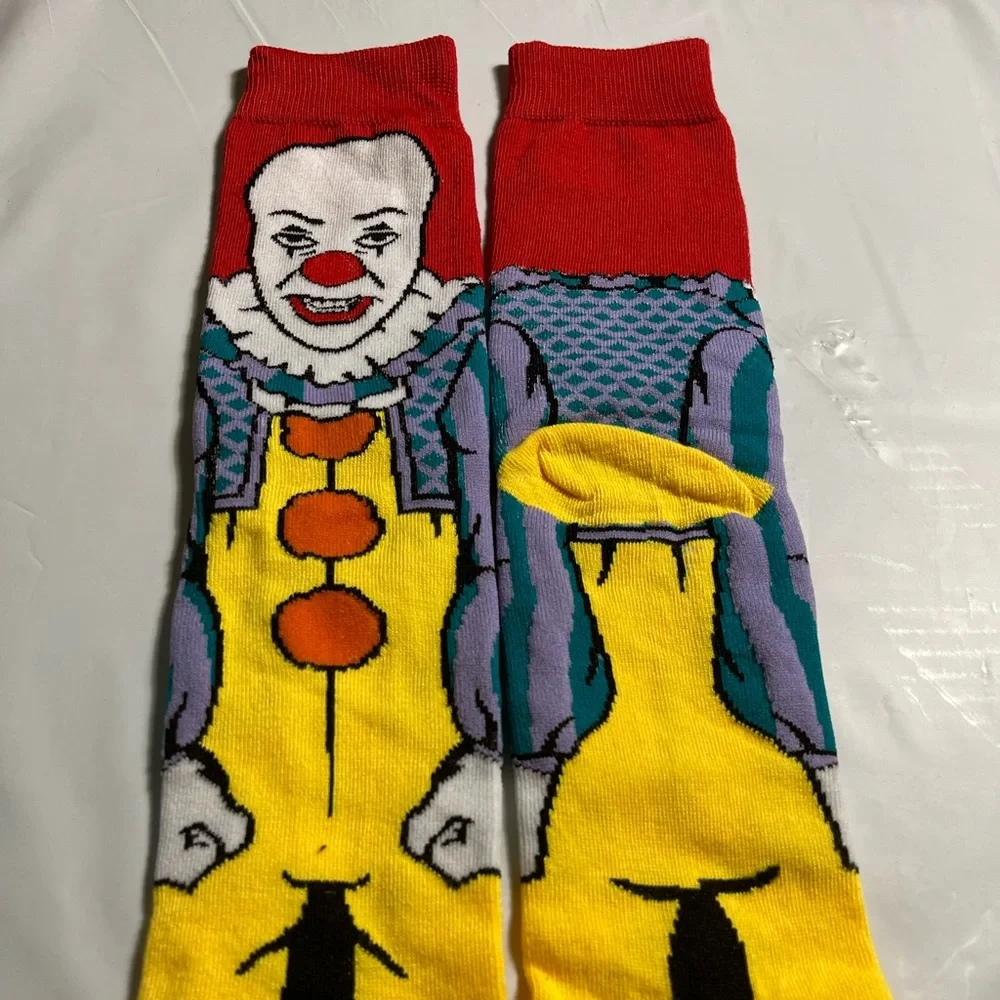 Horror Scary Movie Halloween Novelty Character Socks Mens Boys Size 7-10 - Picture 1 of 1